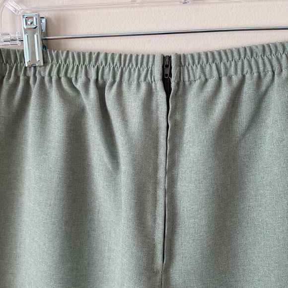 Vintage Light Mint Green Trouser Pants Mid Century - Picture 6 of 7